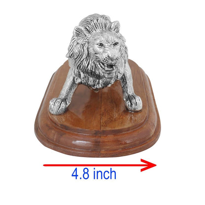 Pure Silver Lion BIS Hallmark Certified Idol