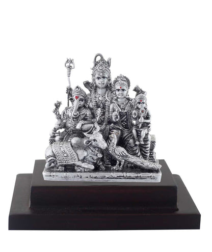 shiv family on wooden base