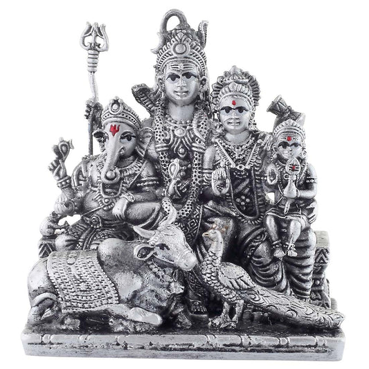 silver shiv parivar idol
