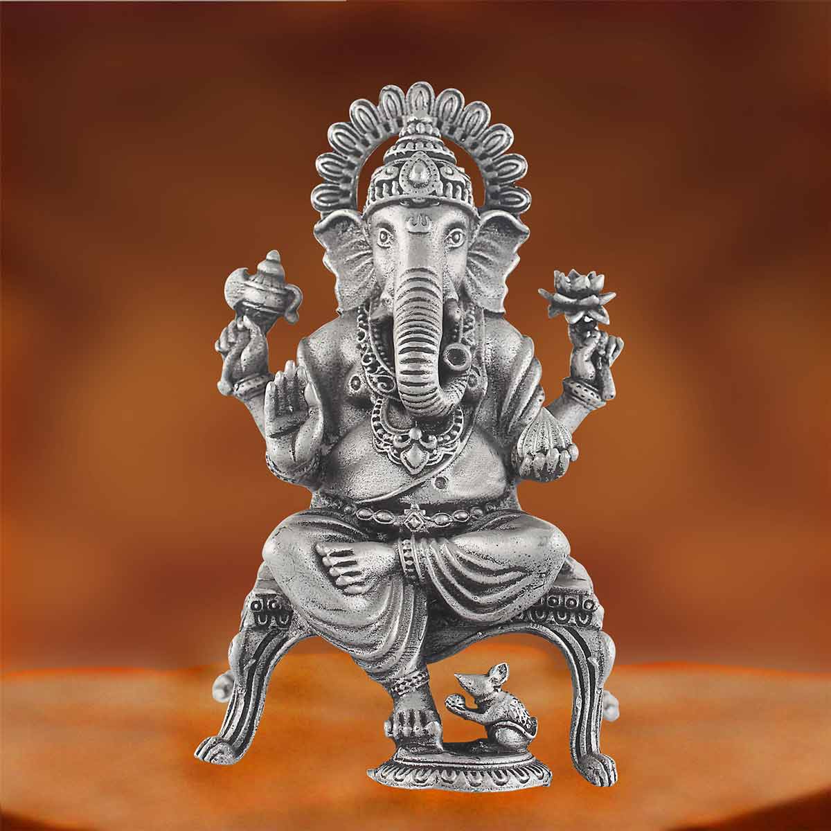 Joyful Cute Ganesha Brass Idol – TOKENZ