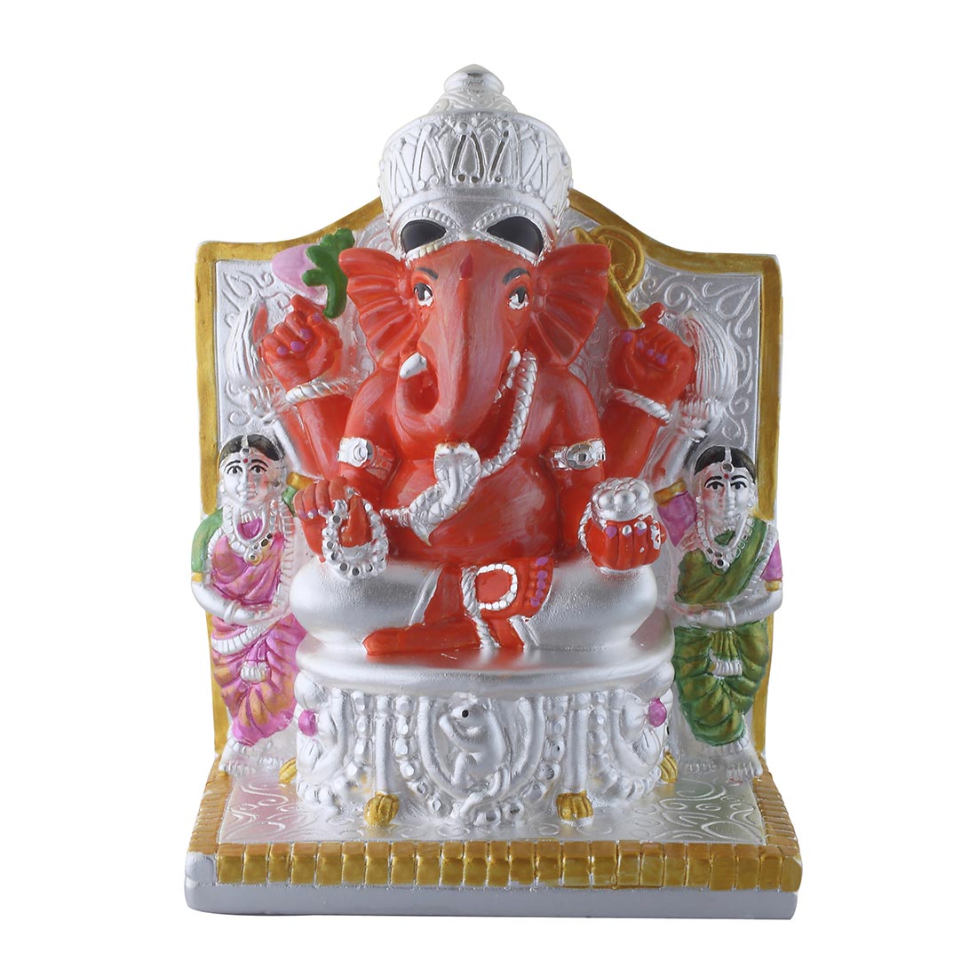 silver ganesh idol