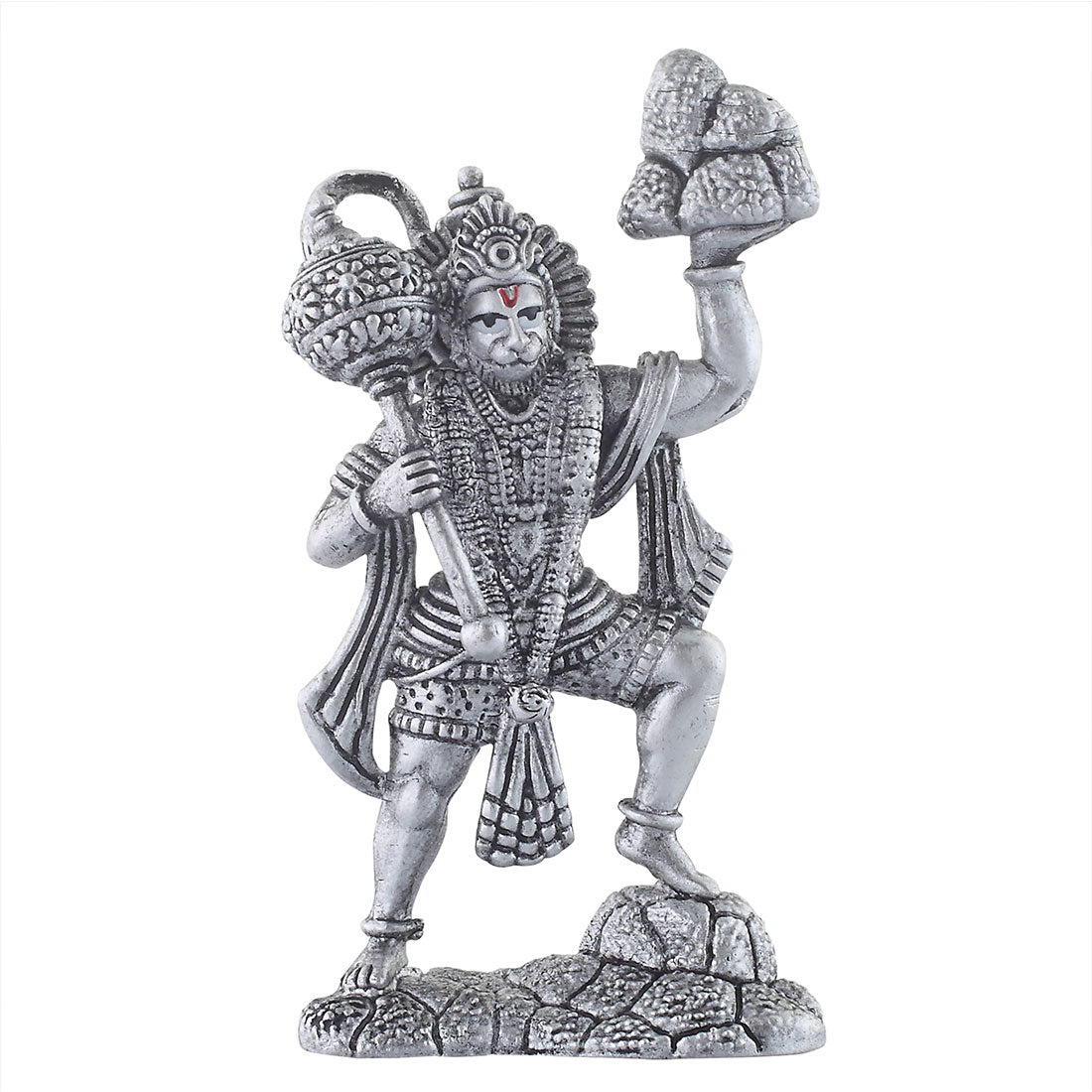 silver hanuman idol