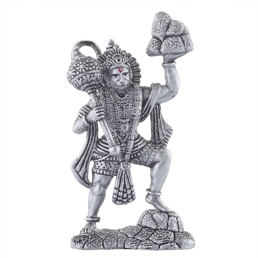 silver hanuman idol