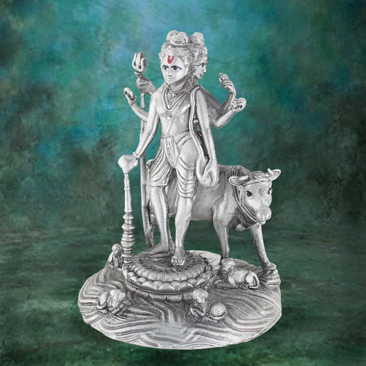 silver_dattatreya_god