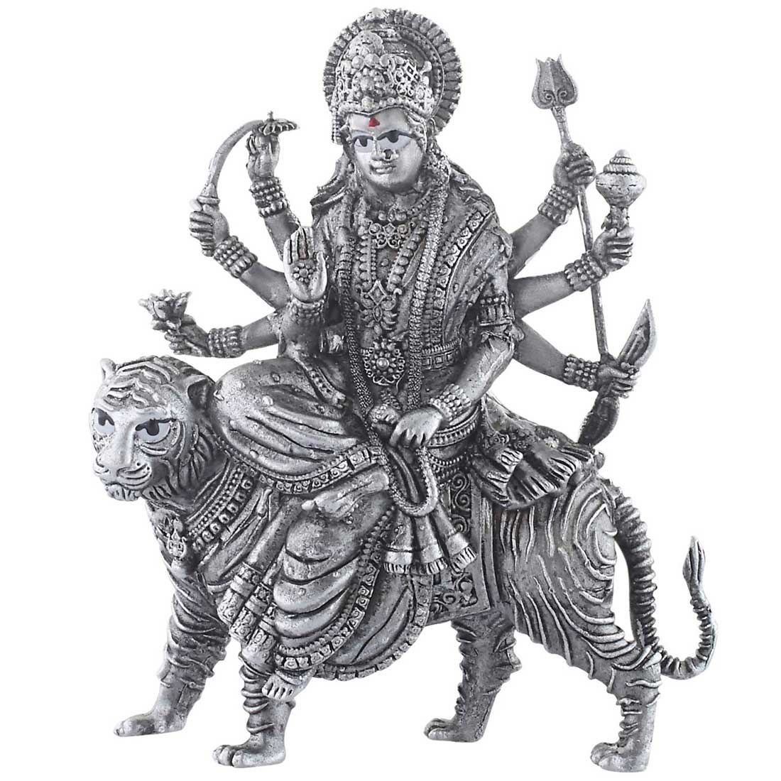 silver_durga_idol
