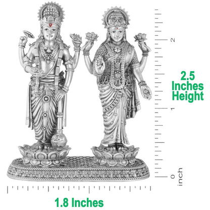 vishnu-laxmi-silver-idol-size