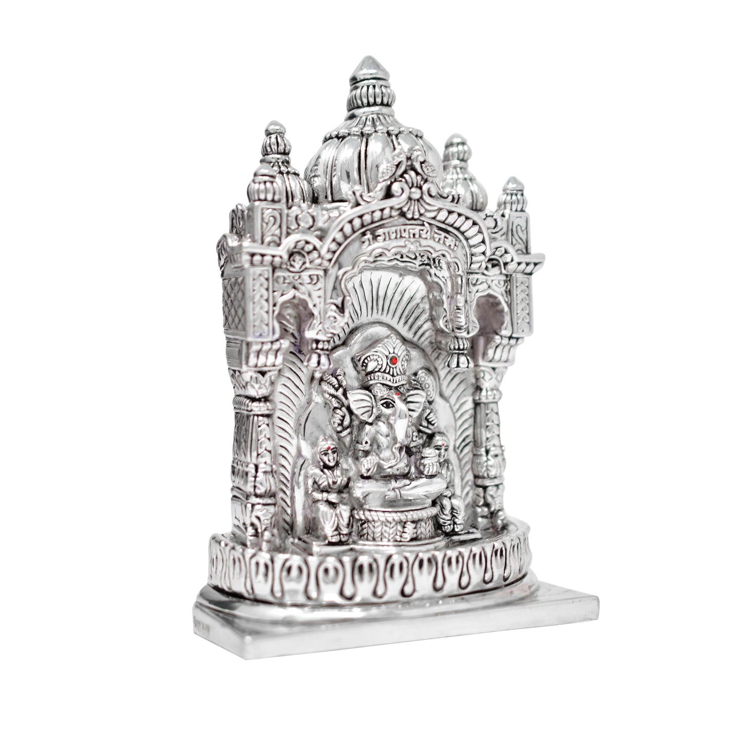 990 Silver Vighnharta Ganpati Murti of Siddhivinayak Idol
