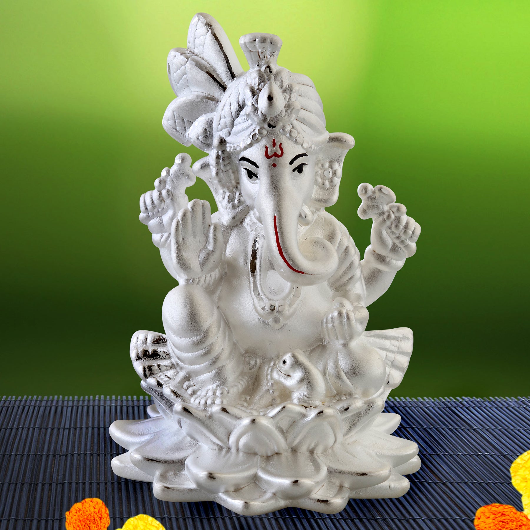 925 Fine Silver Ganesh Laxmi Idols, Hindu Goddess Laxmi Statue, Ganesh  Statue, Best Price Silver God Idols for Gift, NET WT 62.50 GMS - Etsy