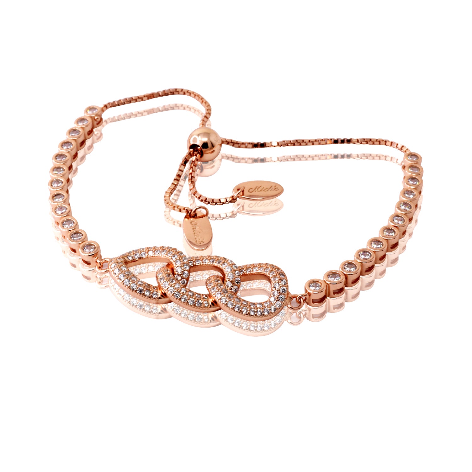 Rose Gold Fusion Kada Bracelet with Unique Texture for Men - Round Bor –  Empire Jewellery