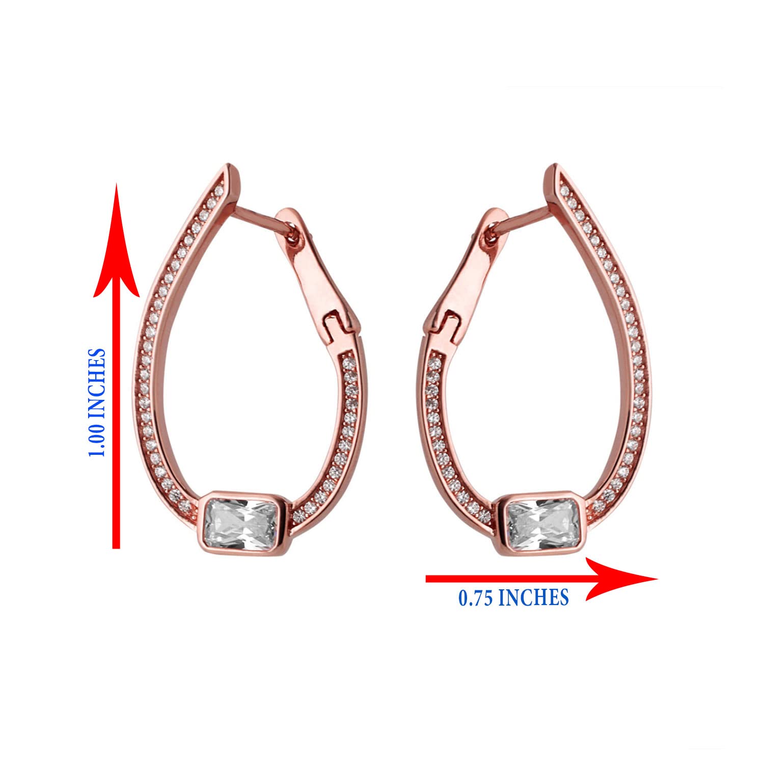 Flame Design Earrings