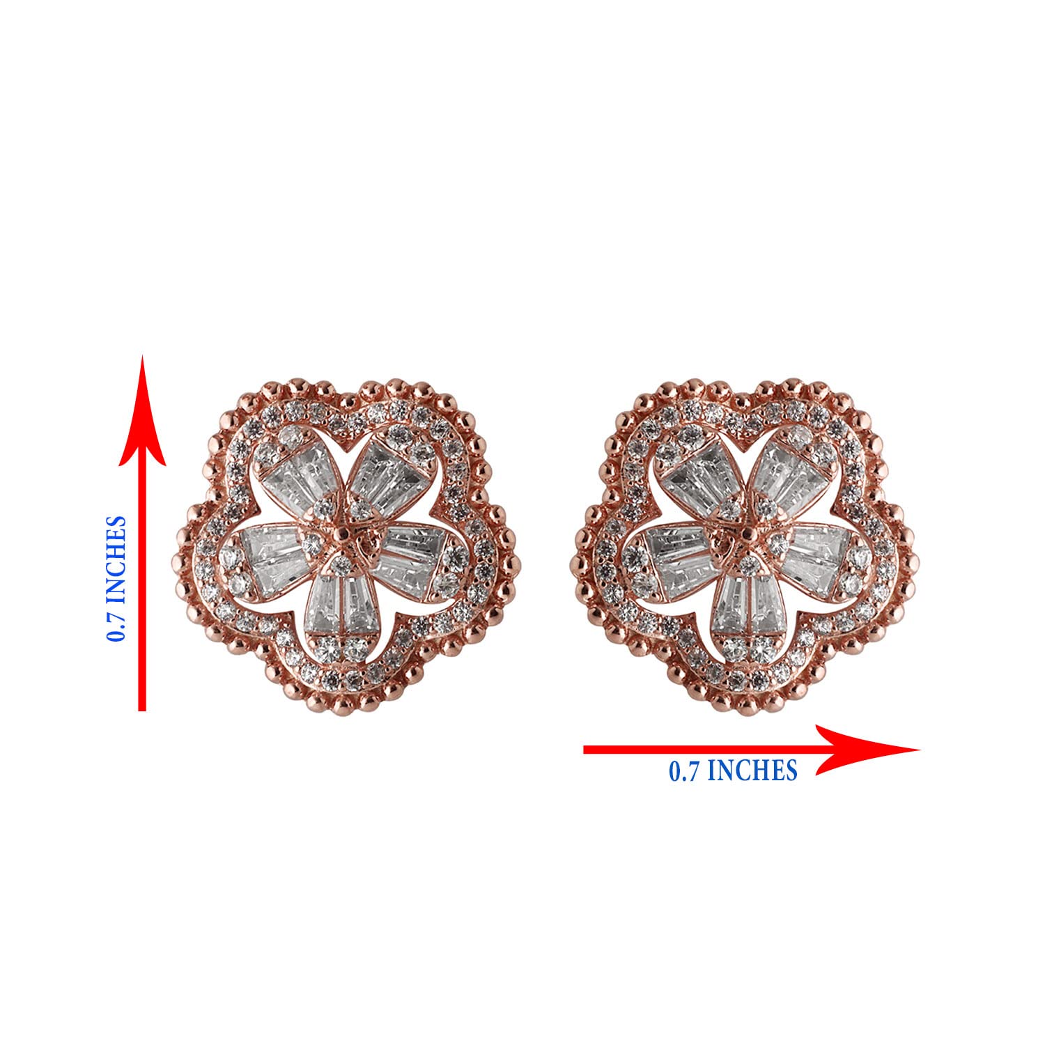 Flower Round Shape Earrings