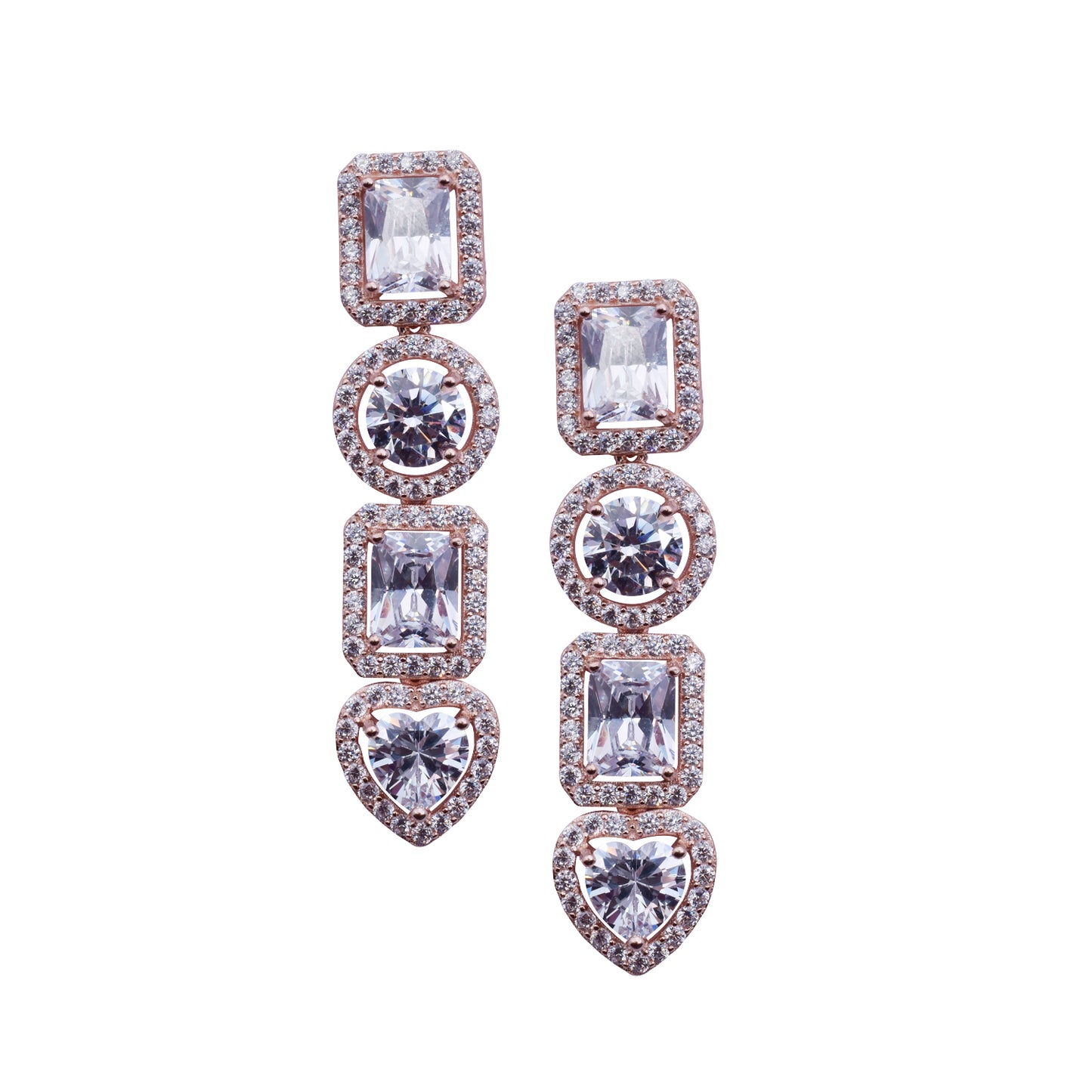 CUBIC ZIRCONIA EARRING