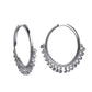 silver dangling earrings