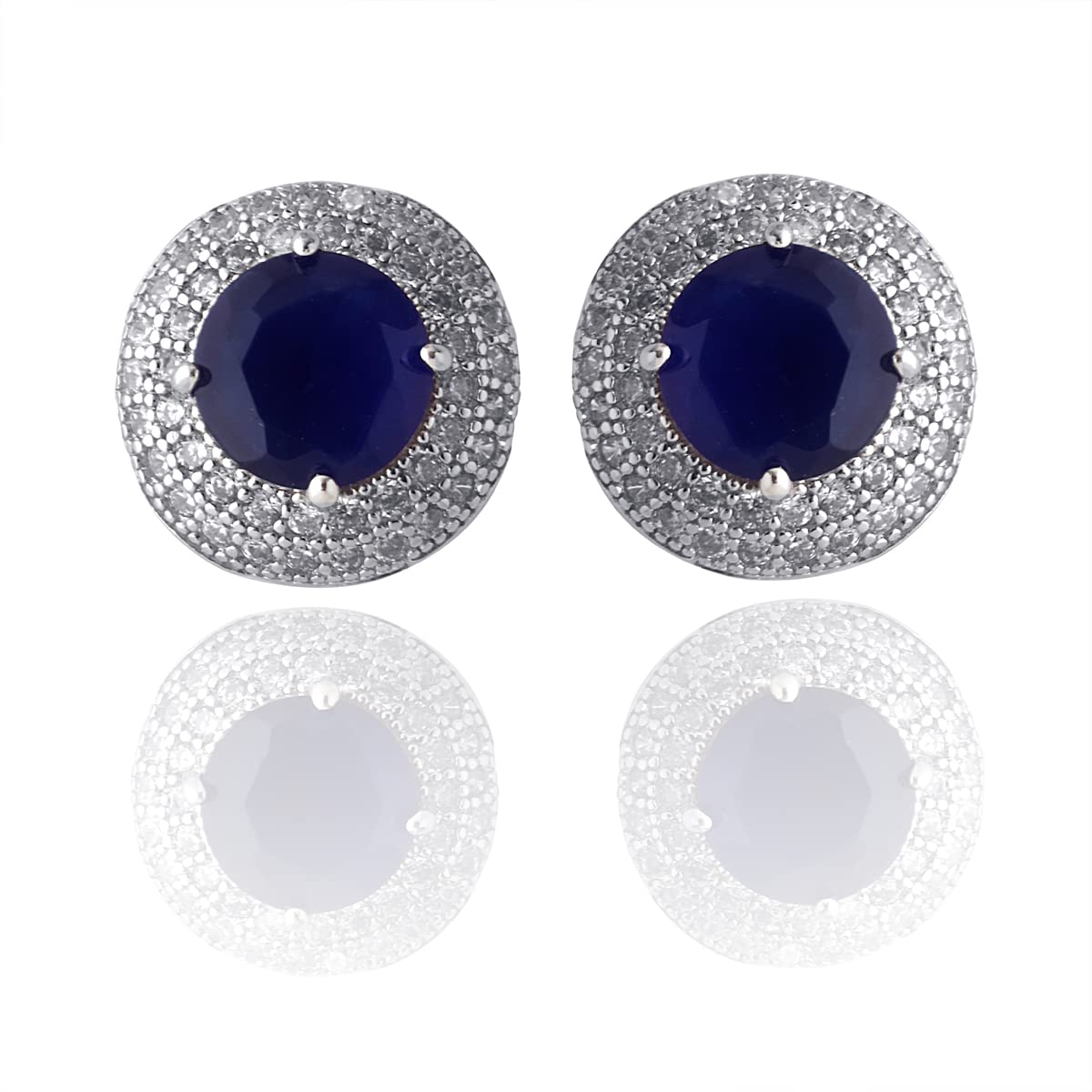 Light Blue Swarovski Rivoli Earrings – Lilys Cocoon