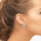 18k pure gold earrings
