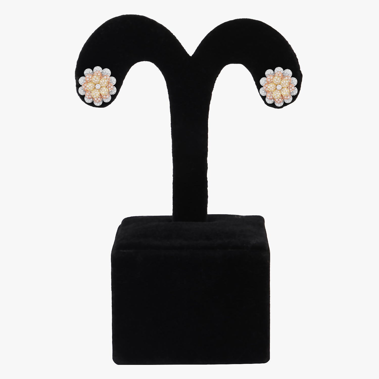 rhodium plated earrings