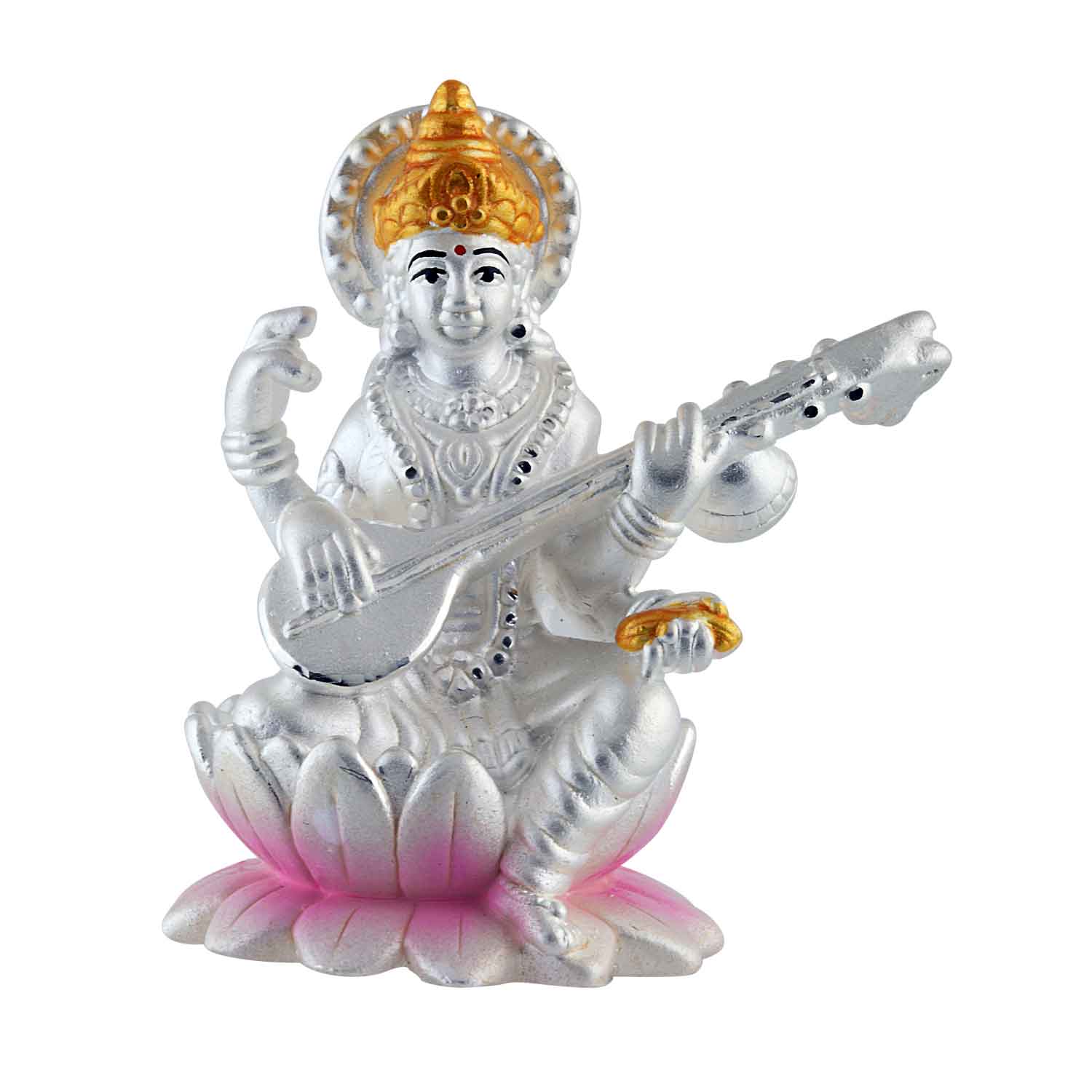 Pure Silver Saraswathi idol