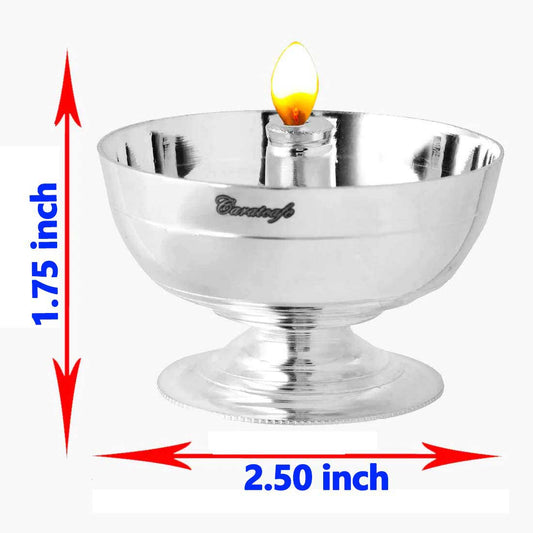 925 Sterling Silver Akhand Diya – 55g