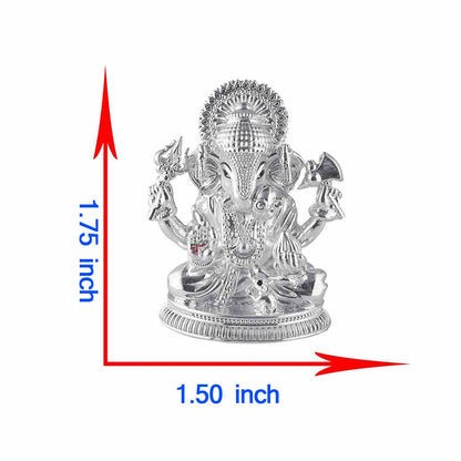 Pure Silver 990 Dagdusheth Ganesh Idol