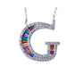 Silver G shape Pendant