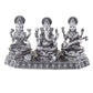 laxmi-ganesh-saraswati-silver-idol