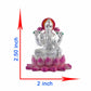 Silver Laxmi Murti Showing Dimension of Maa Laxmi Idol