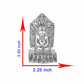 Pure Silver Parshwanath Murti Showing Dimension of Parshwanath Idol
