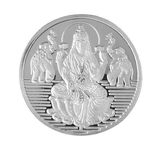 10 gm laxmi silver coin