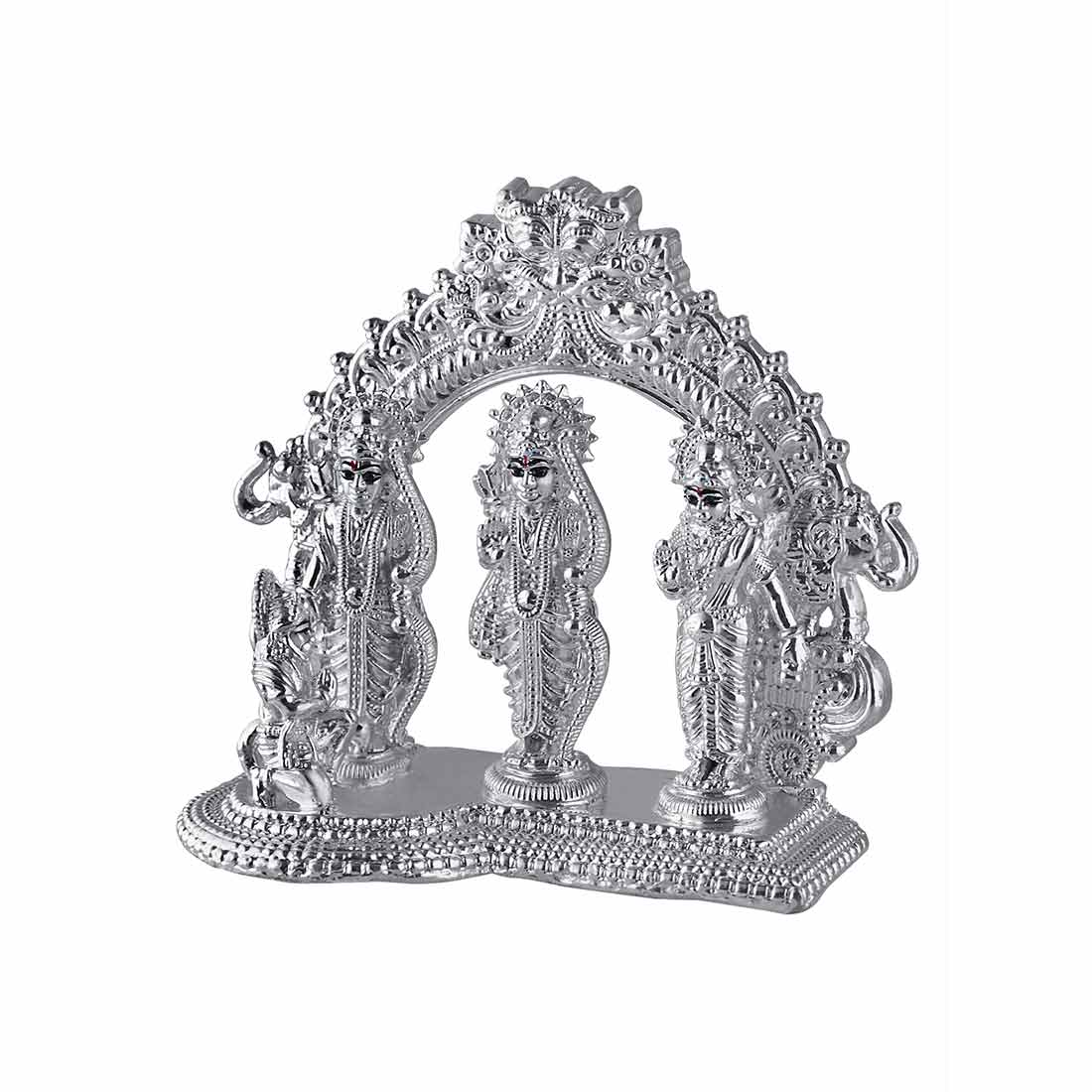 silver ram darbar idol for home pooja
