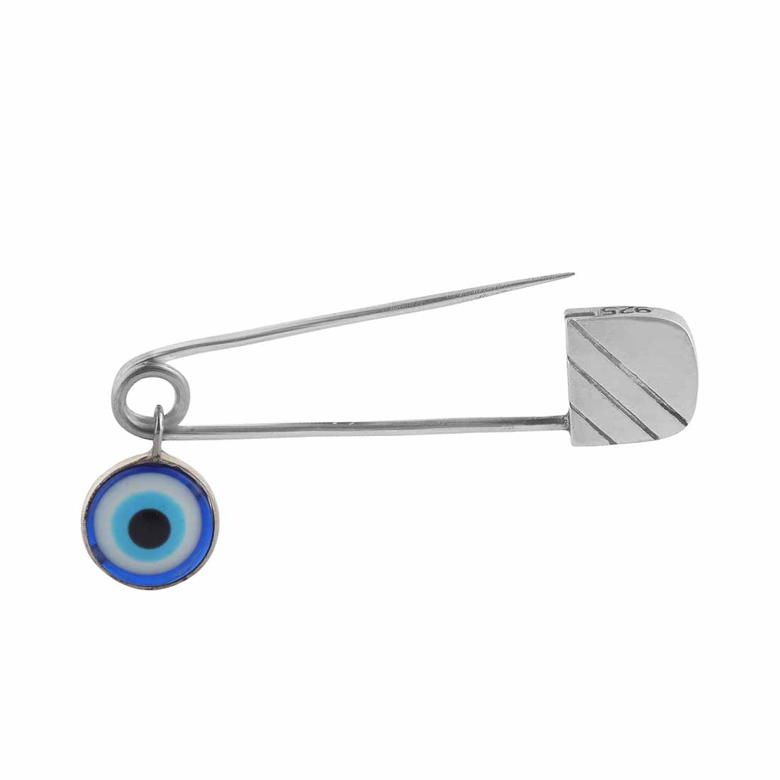 925 Silver Evil Eye Brooch