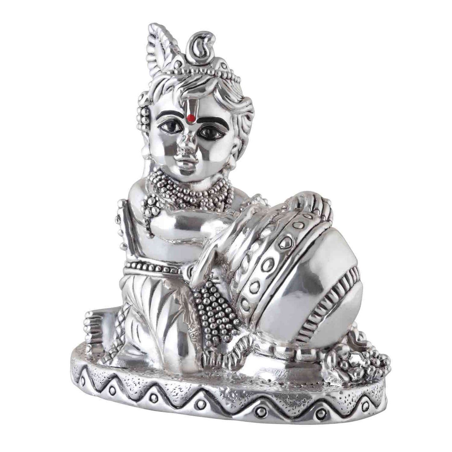 Silver 999 Krishna Idol Bal Gopal Murti