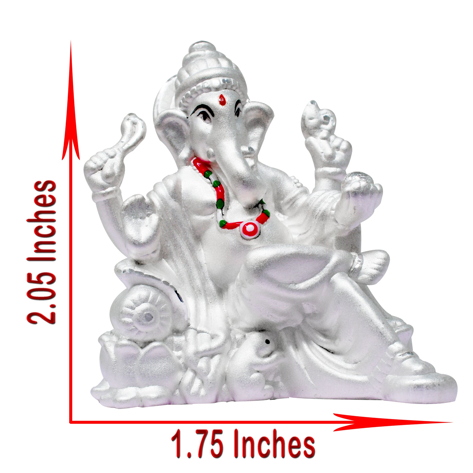 Silver Ganapati Murti