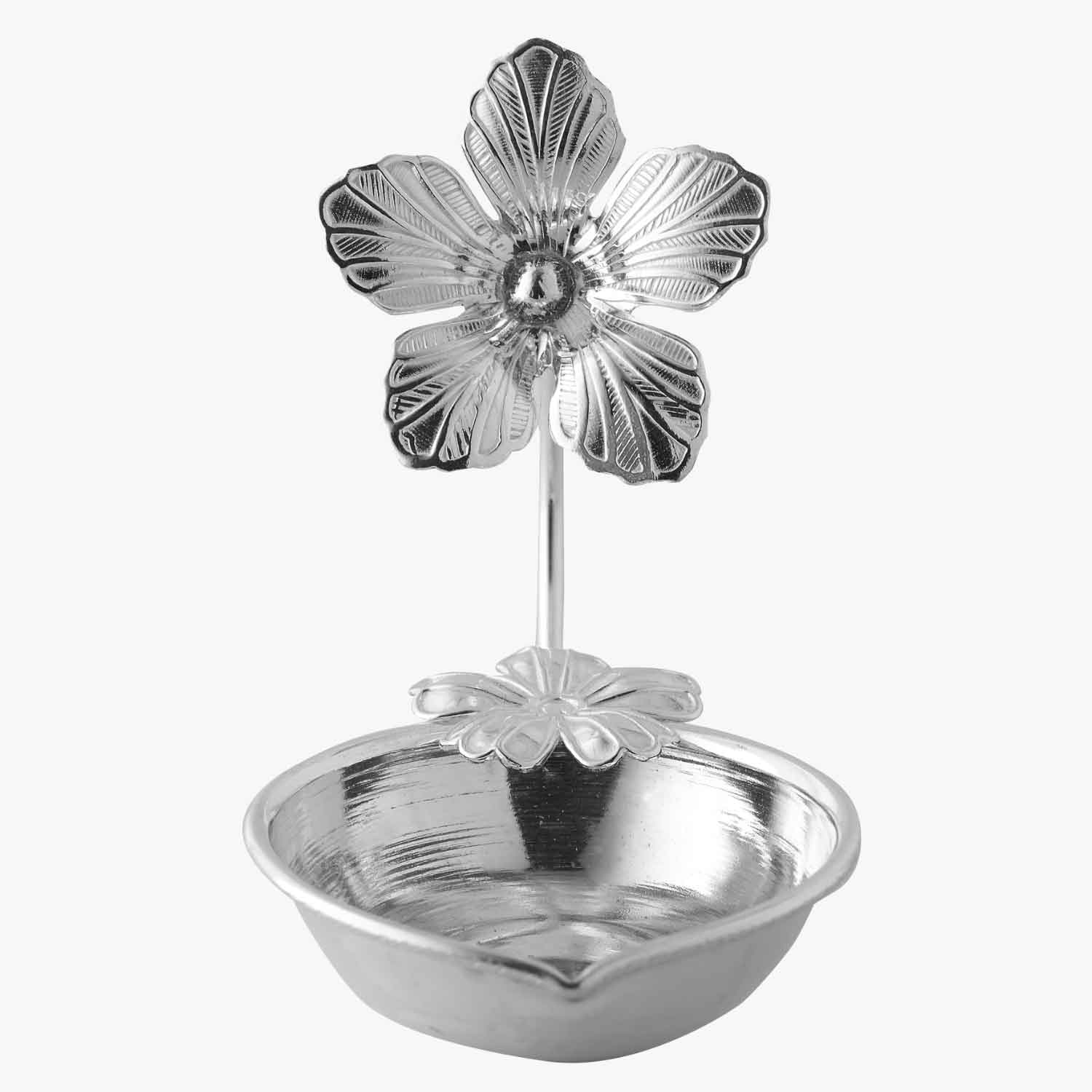 Buy MAA SILVER Pure Silver Diya/Lamp/Deepak with Round Shape Perfect for  Gifting and Everyday Pooja Use (97 Purity)(20 Grams) Online at Low Prices  in India - Amazon.in