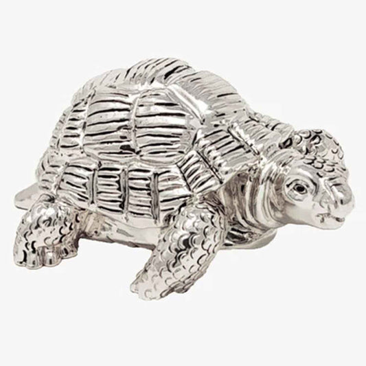 Silver tortoise for good luck